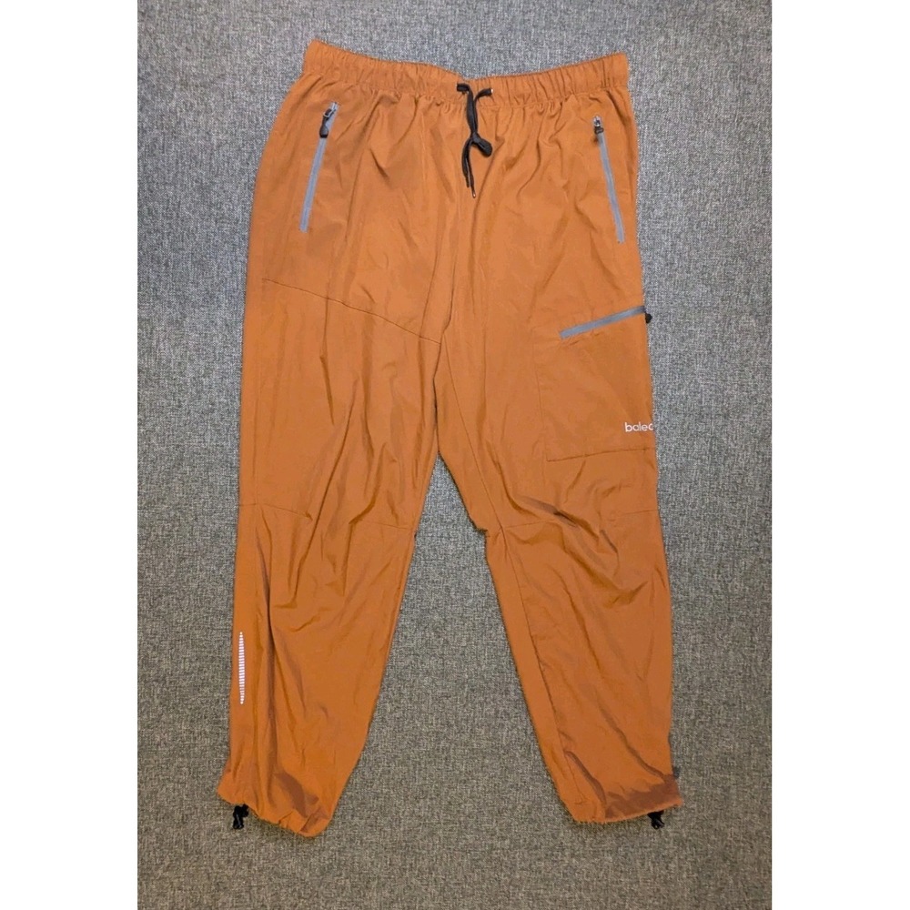 Baleaf Men's Performance Hiking Pants 2XL Brown Drawstring Activewear Joggers